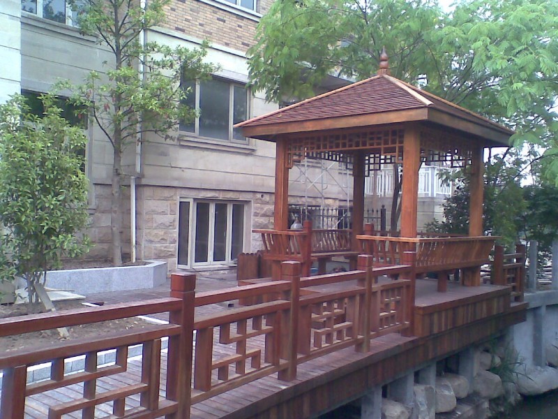 上海防腐木风车-上海碳化木批发-上海防腐木凉亭-上海碳化木