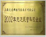 2002年先进民营科技企业