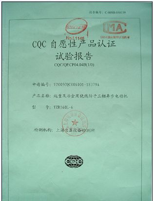 自愿性产品认证试验报告