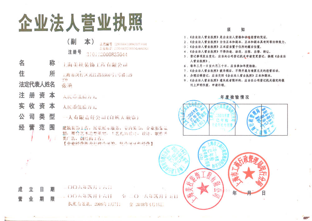 企业营业执照