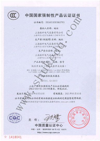 强制性产品检测报告