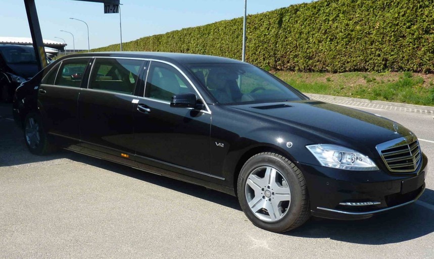 奔驰pullman s 600 guard 顶级防弹车 2013款