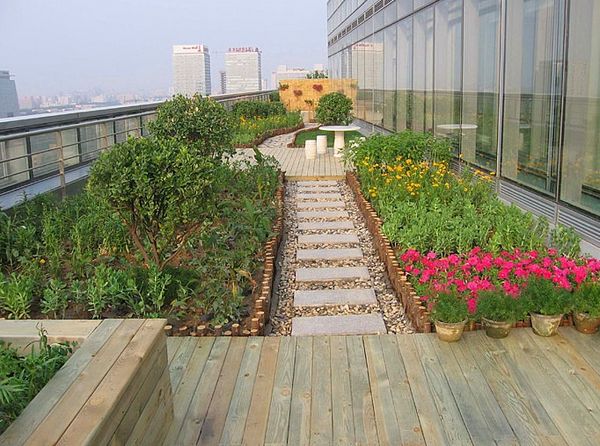 屋顶花园制作-上海屋顶花园设计