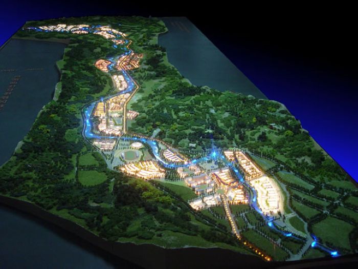 海艺峰联盟模型有限公司的城市规划模型制作-