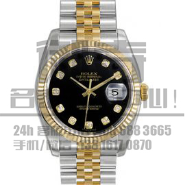 劳力士(Rolex) 蚝式恒动系列116233-G-63203黑石.jpg