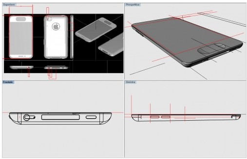 苹果图纸外泄 iphone5设计图外形曝光