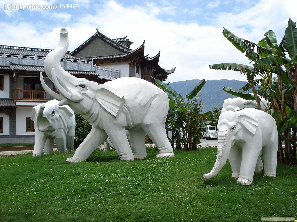 上海大象石雕设计