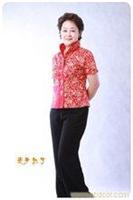 中老年 女装 妈妈装 夏装 古典气质唐装衬衫