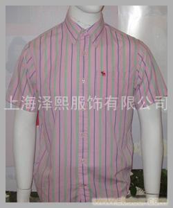 男式短袖衬衫-ZX08�