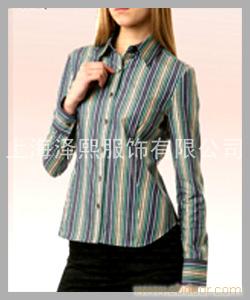女式条纹衬衫-ZX02�