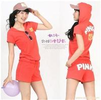 特价1083（西瓜）#PINK短裤两件套�