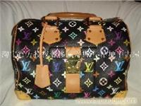LV 黑三彩SPEED30手提包 上海包袋 真品置换 饰品 上海饰品 品 二手品�