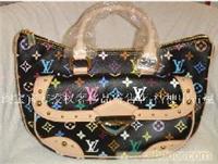 LV RITA黑三彩手提斜挎包 二手真品包 二手真品 包�
