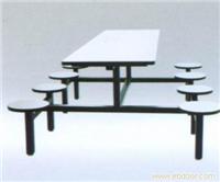 上海职工床，学生床；GC-019八人位圆凳平连体 