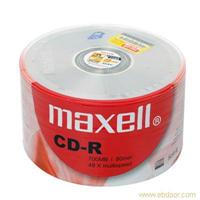 上海浦东万胜(Maxell)CD-R(50片简装) 批发