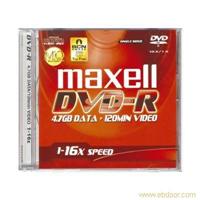 上海浦东万胜(Maxell)DVD-R(单片装) 批发