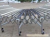 伸缩式辊道输送机