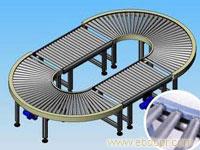 弯道动力辊筒输送线