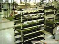 货物自动滑移式货架