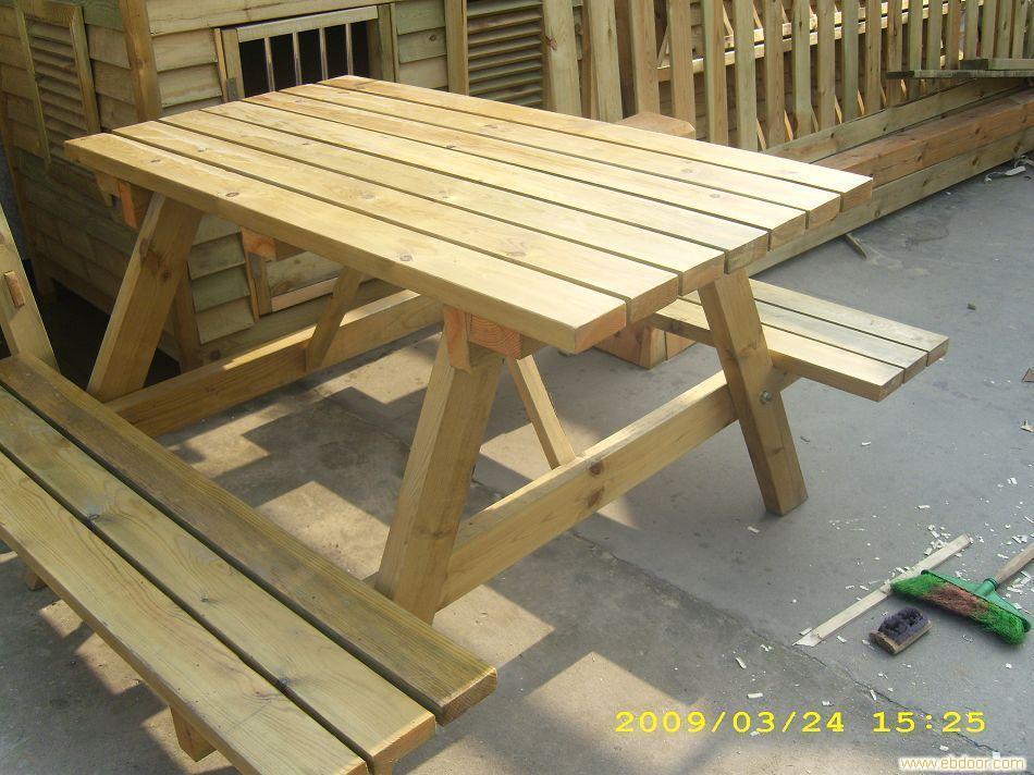 上海防腐木桌子制作