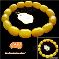 琥珀皇朝★琥珀蜜蜡★鸡蛋黄灵纹蜜蜡★色泽油润旺运神腊17 