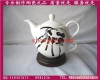 骨瓷子母壶订购|上海骨瓷茶具订购|骨瓷单人壶制作
