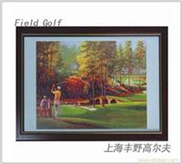高尔夫球场画 