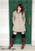 2010秋冬新款女装韩版超人气长款加厚棉夹层棉衣棉袄