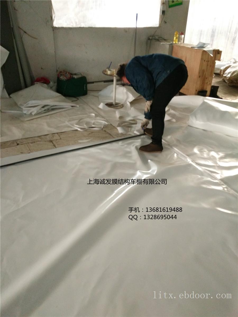 上海阳光板车篷膜结构车棚