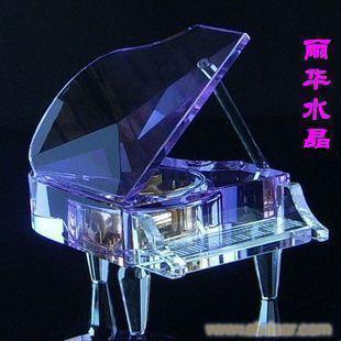 SANKYO水晶钢琴音乐盒八音盒/9折疯狂促销
