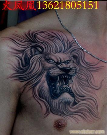 狮头纹身图片/个性纹身图片/上海专业纹身师