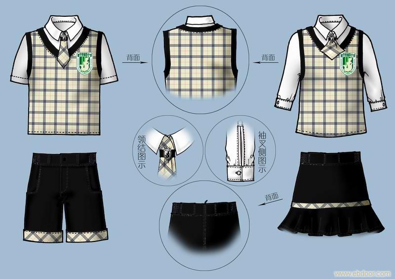 上海服装加工厂 校服订做