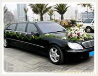 黑色三排加长奔驰S600/上海奔驰婚车租赁价格