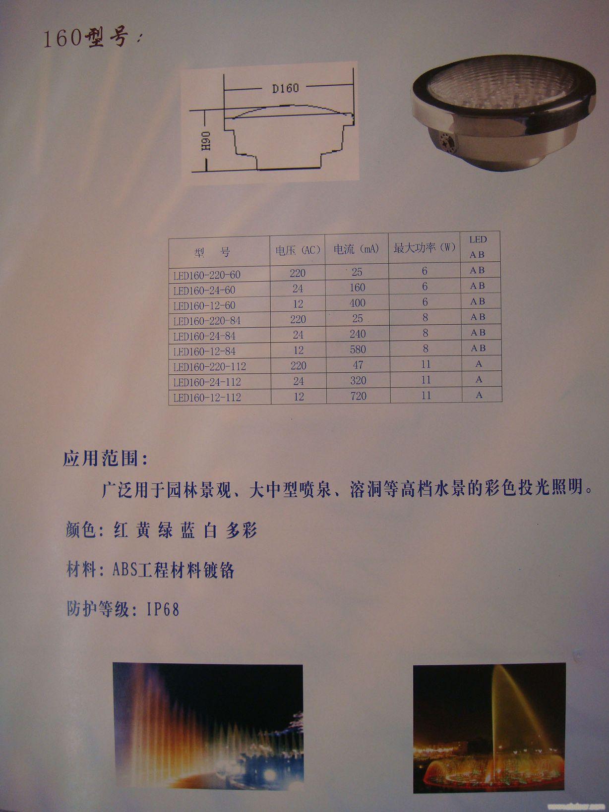 水下灯-160型号
