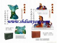 如虎添翼  琉璃名片座