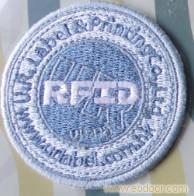 RFID绣标/上海服装吊牌定做