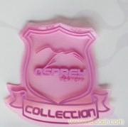 水晶PVC/上海服饰商标专业定做