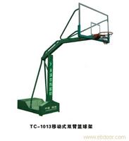 贵阳篮球架供应-移动式单臂篮球架1
