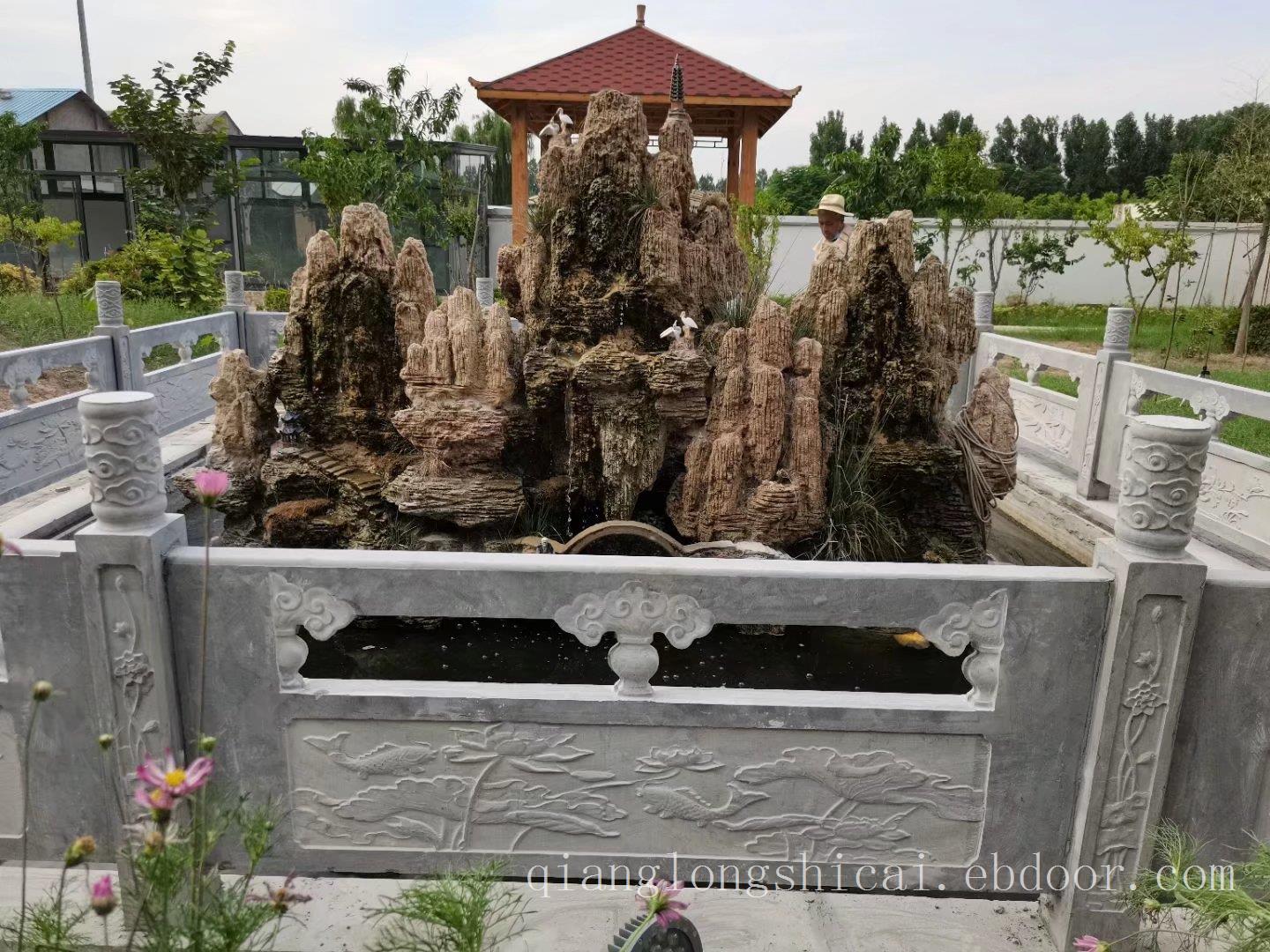 青石栏杆