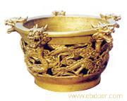 黄金沙艺术雕塑水泥玻璃钢仿陶仿石仿砂岩仿金银铜花盆花钵花缸花罐