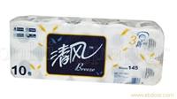 清风三层卷筒纸(几何)B22AT4
