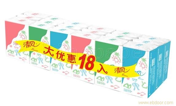 清风三层手帕纸(几何图形)B54GV