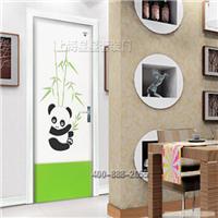 星星套装门上海室内门木门套装门实木复合门油漆门艺雕熊猫3#