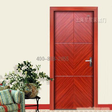 星星套装门上海室内门木门套装门实木复合门油漆门艺雕六格