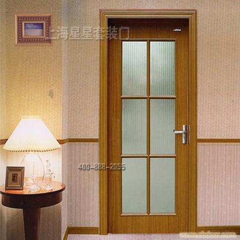 星星套装门上海室内门木门套装门实木复合门油漆门六格玻门