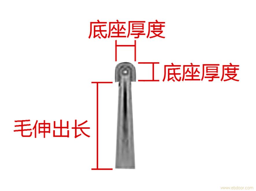 双排裙板安全毛刷