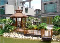 上海防腐木花架7
