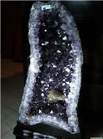 紫晶洞共生结晶 