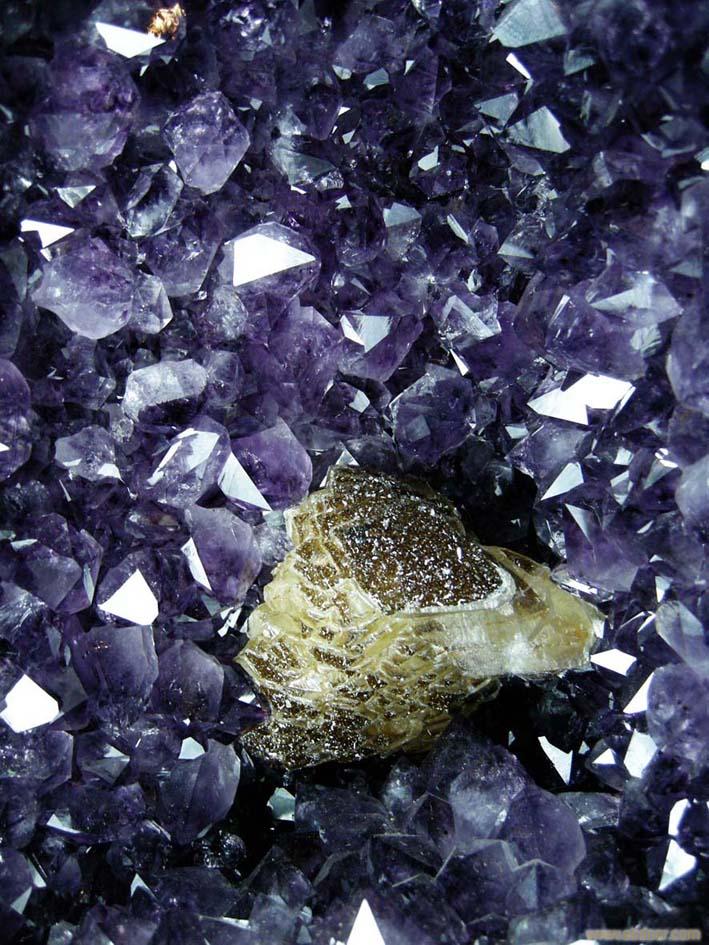 紫晶洞共生结晶�