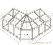 阳光房设计框架图 